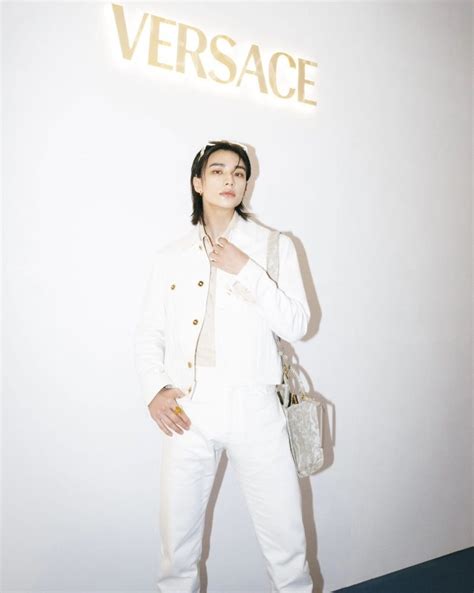 versace ambassador list 2023|versace hyunjin holiday 2023.